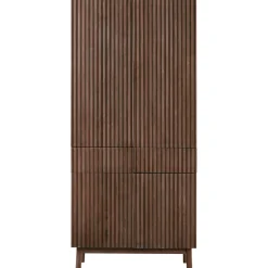 Opbergkast Arrosto eikenhout 202x90x45 cm Dark Roast