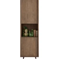 Opbergkast Calvo 202x060x040 cm bruin