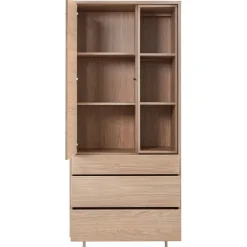 Opbergkast Famosa bruin 187x83x45 cm