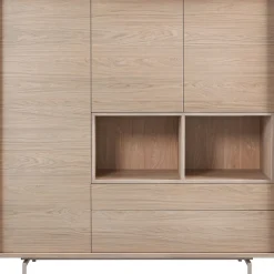 Opbergkast Famosa bruin 150x150x45 cm