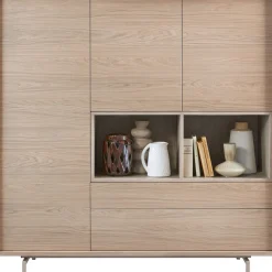 Opbergkast Famosa bruin 150x150x45 cm