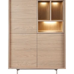 Opbergkast Famosa bruin 136x102x45 cm