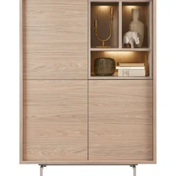 Opbergkast Famosa bruin 136x102x45 cm