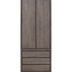 Opbergkast Lavio (86 cm) eiken grafiet