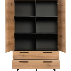 Opbergkast Paranno 177x110x42 cm bruin