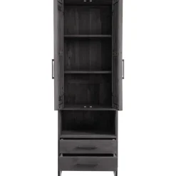 Opbergkast Piastra 64 cm zwart hoog