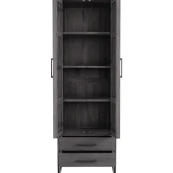 Opbergkast Piastra 64 cm zwart gesloten