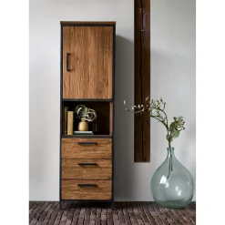 Opbergkast Romaro (55 Cm) teakhout mix rough