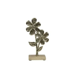 Ornament Toricella bloem astra S goud
