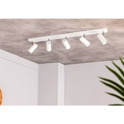 Plafondspot Mirare wit metaal 5-spots