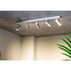 Plafondspot Mirare wit metaal 5-spots