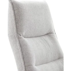 Relaxfauteuil Livo handmatig verstelbaar lichtgrijs