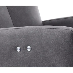 Relaxfauteuil Perfini elektrisch verstelbare rug en voetensteun antraciet