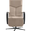 Relaxfauteuil Seduto elektrisch leder beige