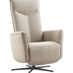 Relaxfauteuil Seduto microvezel beige