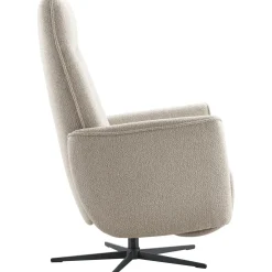 Relaxfauteuil Seduto microvezel beige