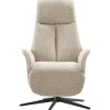 Relaxfauteuil Serio beige licht hout premium comfort
