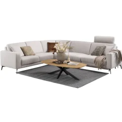 Salontafel Aska teakhout 70x140 cm Deens ovaal naturel brushed