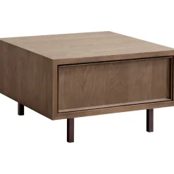 Salontafel Calvo bruin 64x64 cm vierkant