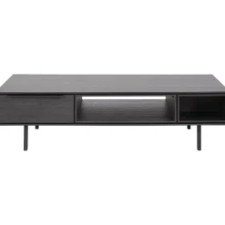 Salontafel Nero 67x135 cm rond noir