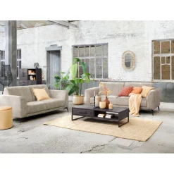 Salontafel Piastra 126x64 cm zwart