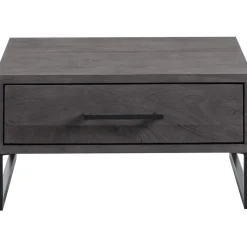 Salontafel Piastra 64x64 cm zwart