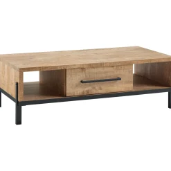 Salontafel Ricardi 135x67 cm rechthoekig mango