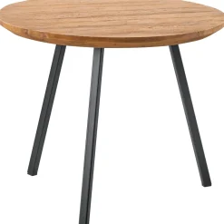 Salontafel Romaro 55 cm rond teak mix rough