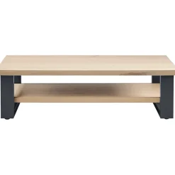 Salontafel Verato eikenhout 140x70 cm rechthoekig naturel grey