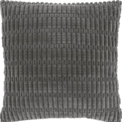 Sierkussen Antrona 45x45cm donkergrijs