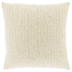 Sierkussen Baschi 45x45cm wit gestreept