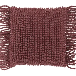 Sierkussen Canevino 45x45cm bordeauxrood