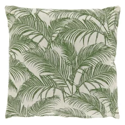 Sierkussen Canosa groen met palmboomtakken