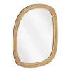 Spiegel Capolago organisch L Fsc lightbruin