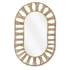 Spiegel Capolago ovaal 70x47 cm M lichtbruin