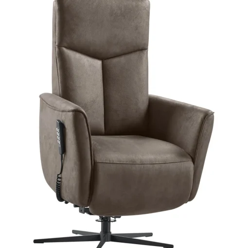 Sta-op stoel Seduto elektrisch microleder bruin