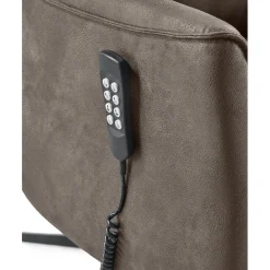 Sta-op stoel Seduto elektrisch microleder bruin