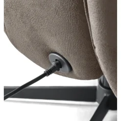 Sta-op stoel Seduto elektrisch microleder bruin