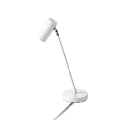 Tafellamp Mirare wit metaal 1-spots