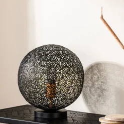 Tafellamp Tossica Ø 30 cm zwart staal