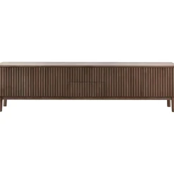 TV-meubel Arrosto eikenhout 58x225x40 cm Dark Roast
