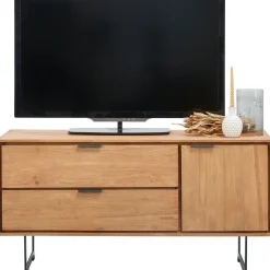 Tv-meubel Aska (117 Cm) teak naturel brushed