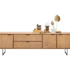 Tv-meubel Aska (195 Cm) teak naturel brushed