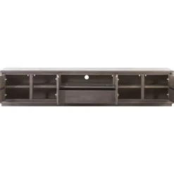 Tv-meubel Lavio grafiet eikenhout 242 cm