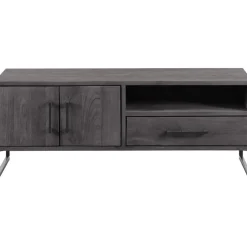 TV-meubel Piastra 126 cm zwart