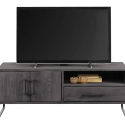 TV-meubel Piastra 126 cm zwart