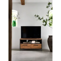 TV-meubel Romaro (100 Cm) teakhout mix rough