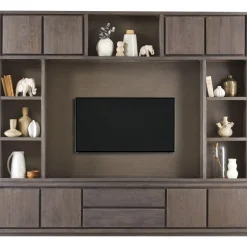 Tv-wandmeubel Lavio grafiet eikenhout 242 cm