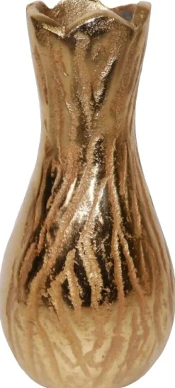 Vaas Duino 9x8x18 cm brons rond