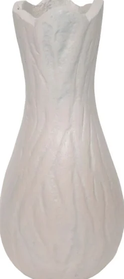 Vaas Duino 9x8x18 cm grijs rond